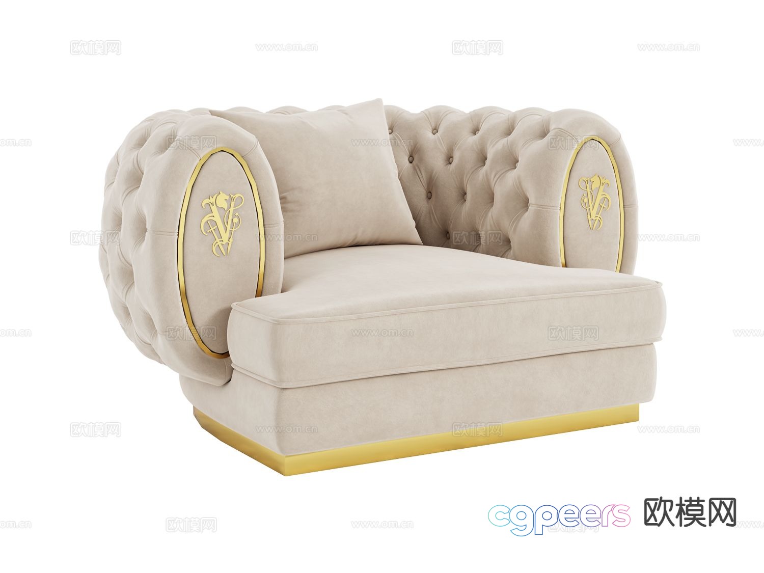 visionnaire single sofa 3d model visionnaire single sofa 3d model
