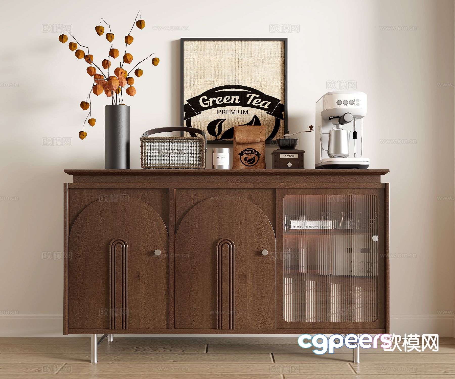 Medieval style sideboard 3d model Medieval style sideboard 3d model
