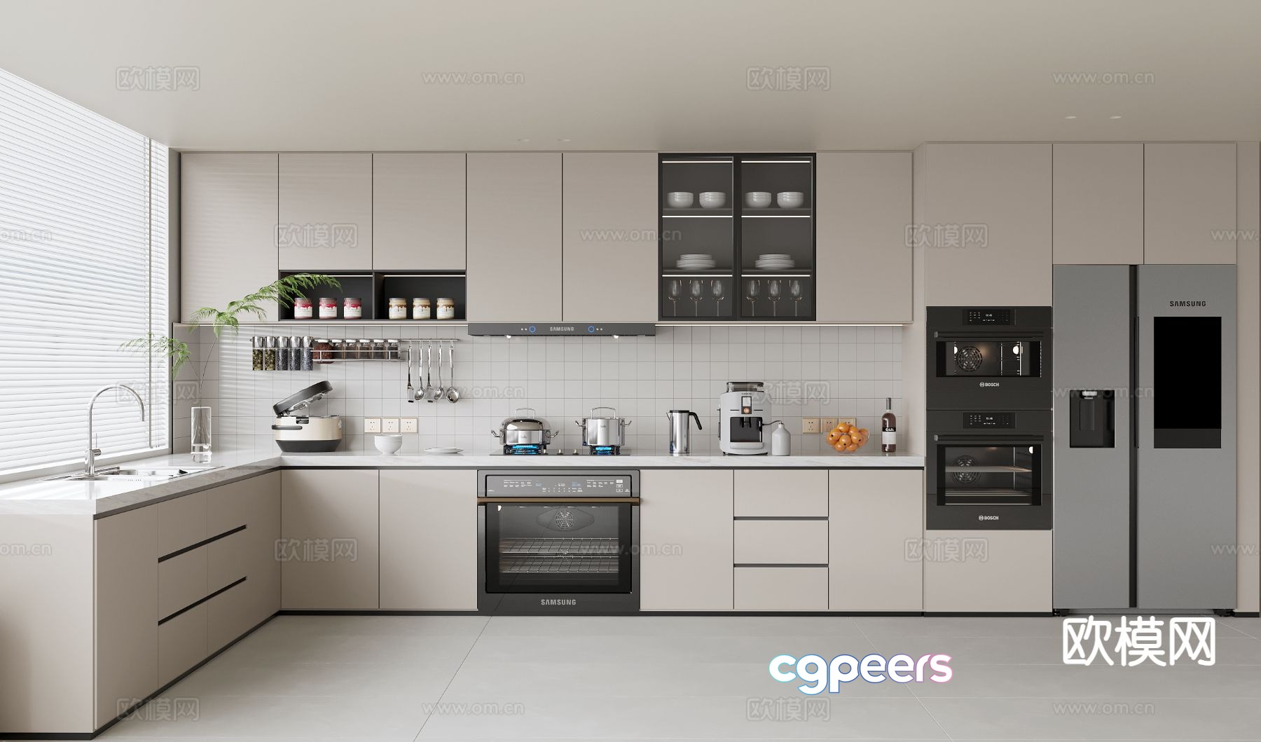 modern kitchen cabinet 3d model modern kitchen cabinet 3d model