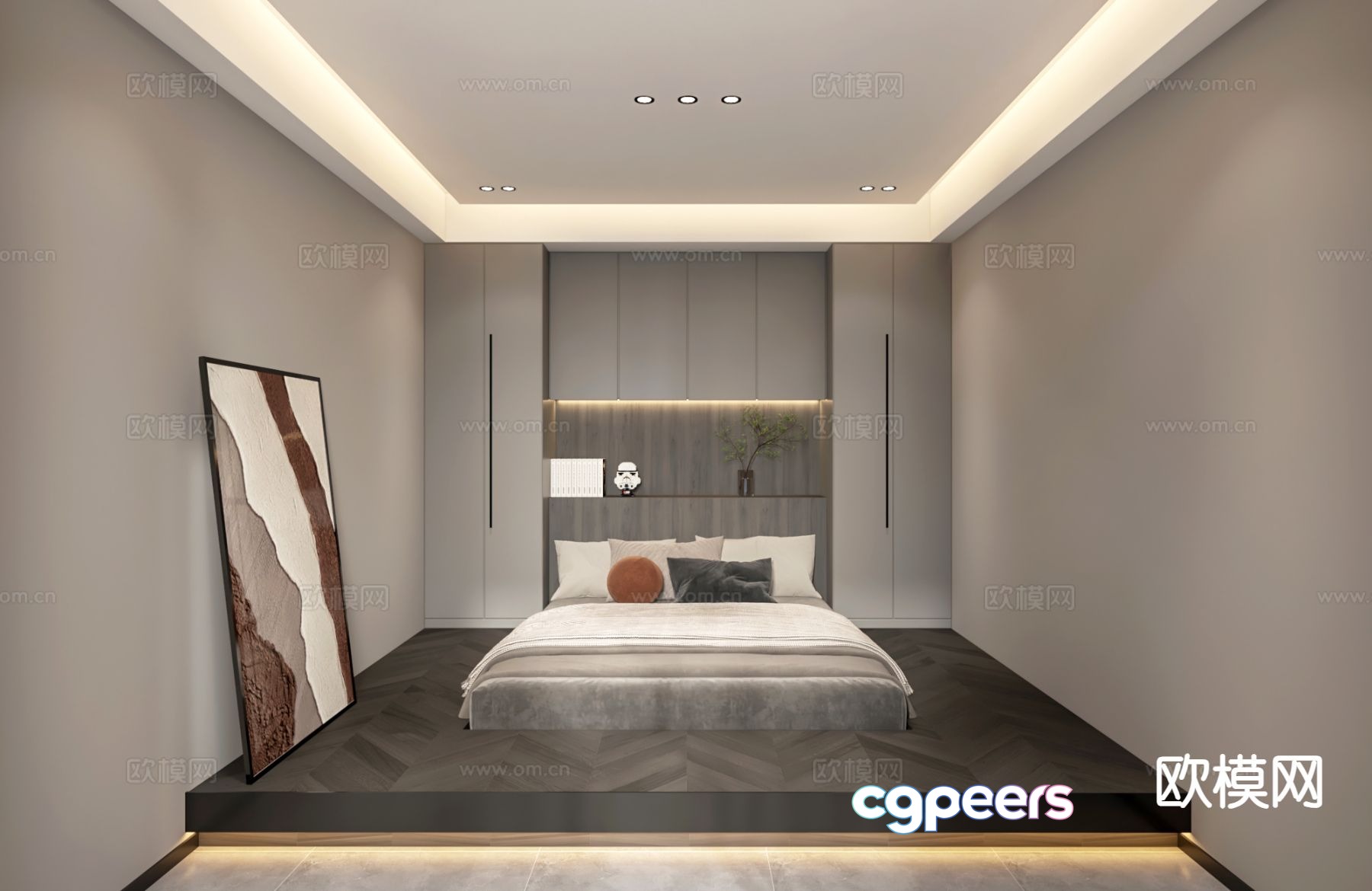 Modern bedroom master bedroom 3d model Modern bedroom master bedroom 3d model