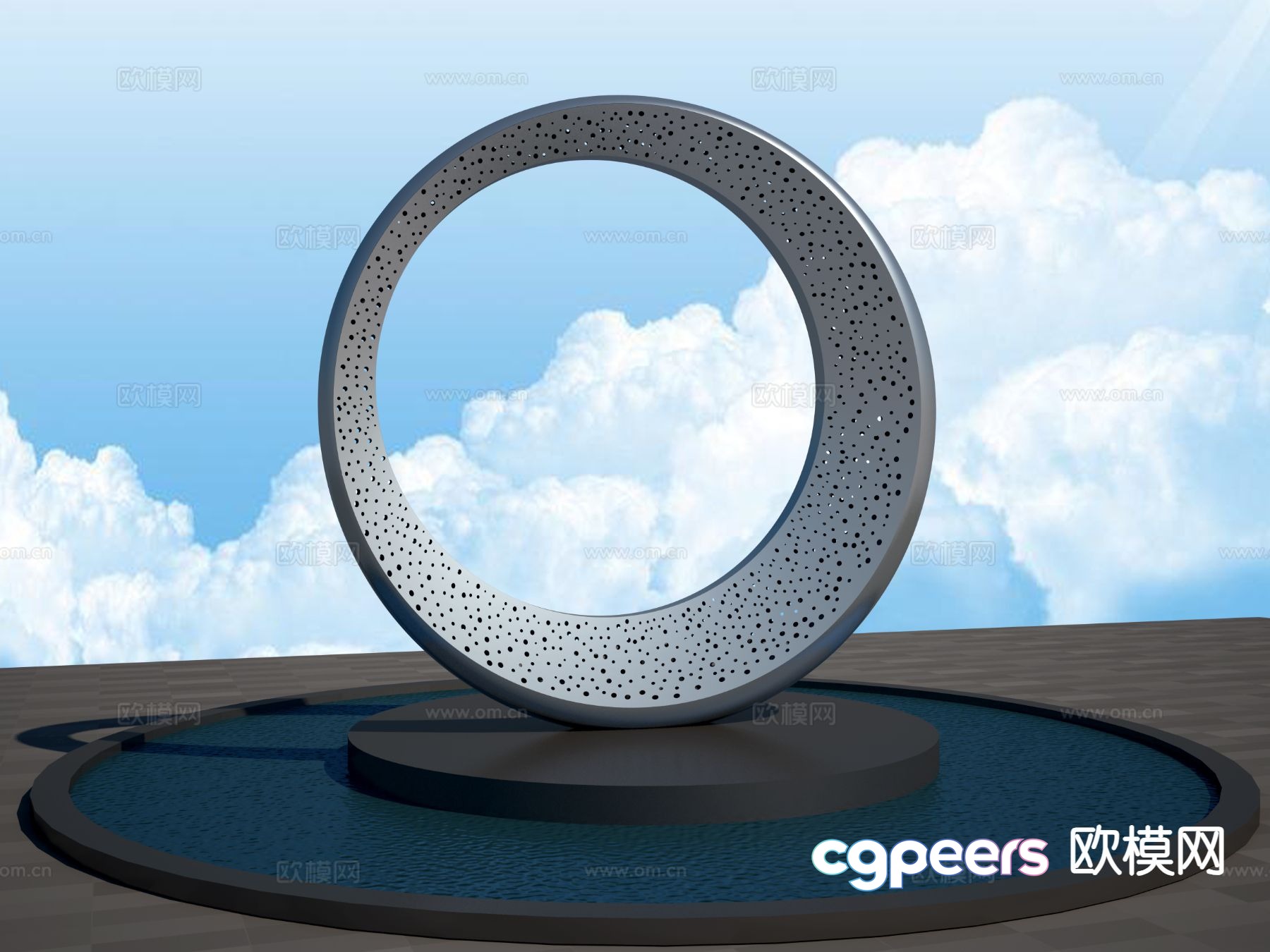 Moon Hollow Sculpture Landscape Sculpture 3D Model Moon Hollow Sculpture Landscape Sculpture 3D Model