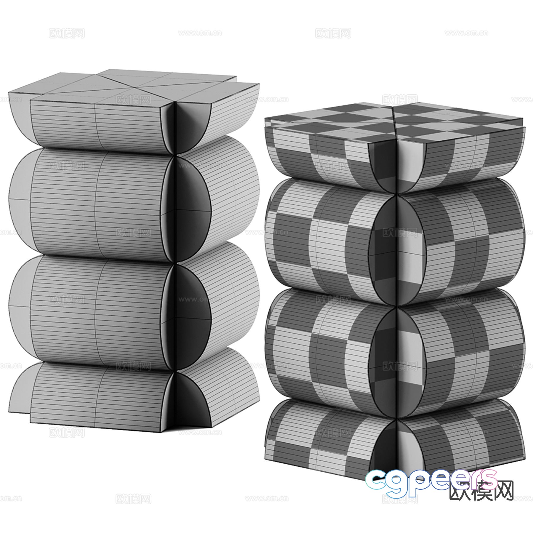 Medieval style side table corner table table table 3D model Medieval style side table corner table table table 3D model