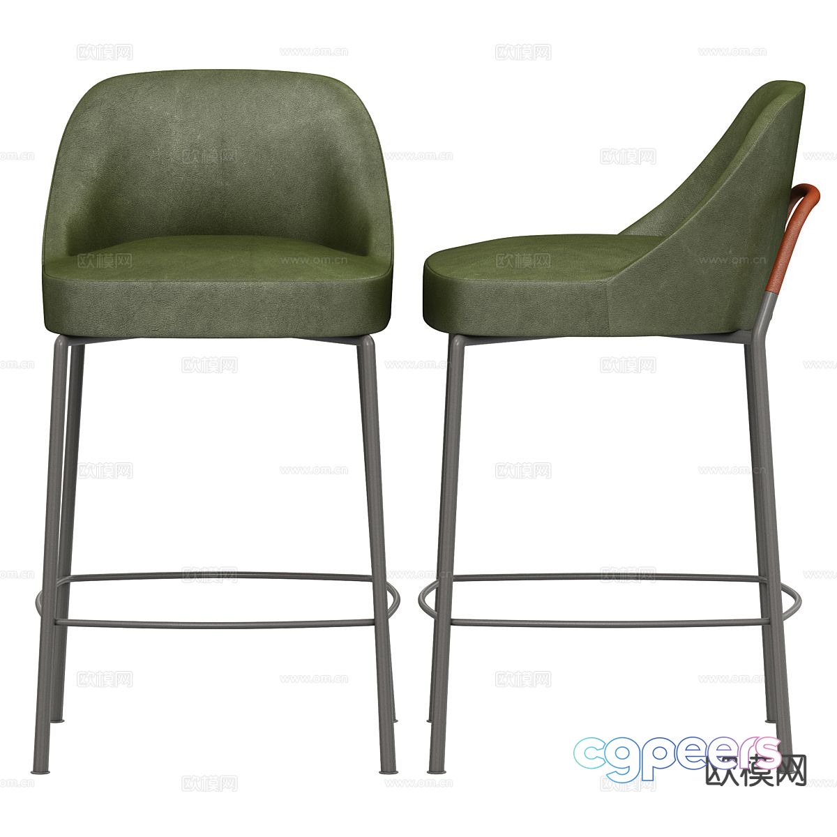 Italian bar stool bar stool 3d model Italian bar stool bar stool 3d model