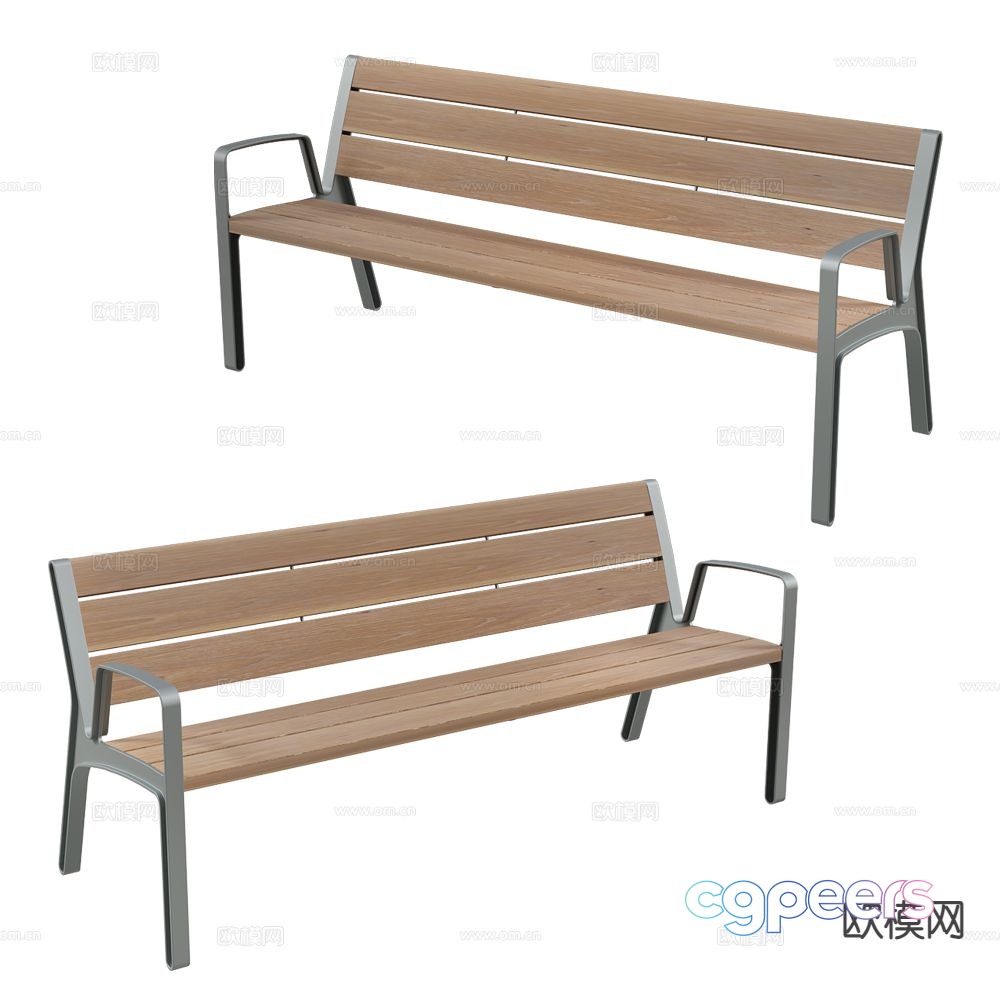 Mmcité public seating bench outdoor stool 3d model Mmcité public seating bench outdoor stool 3d model