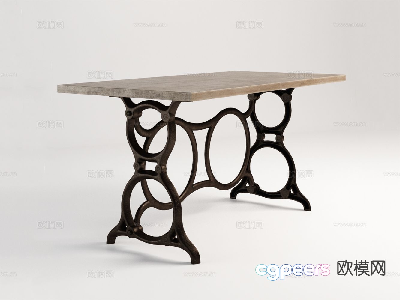 American corner table side table table table 3d model American corner table side table table table 3d model