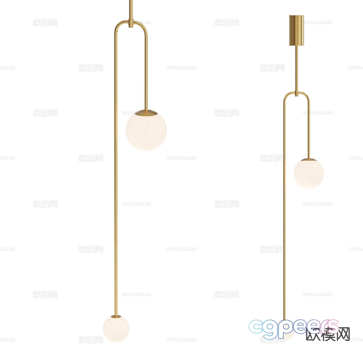 Light luxury small chandelier bedside chandelier 3d model Light luxury small chandelier bedside chandelier 3d model