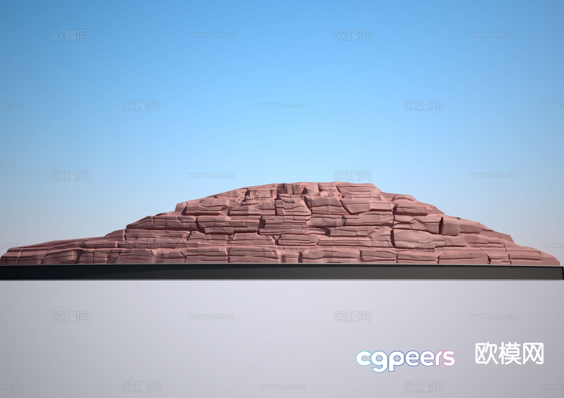 rockery plastic stone stone 3d model rockery plastic stone stone 3d model