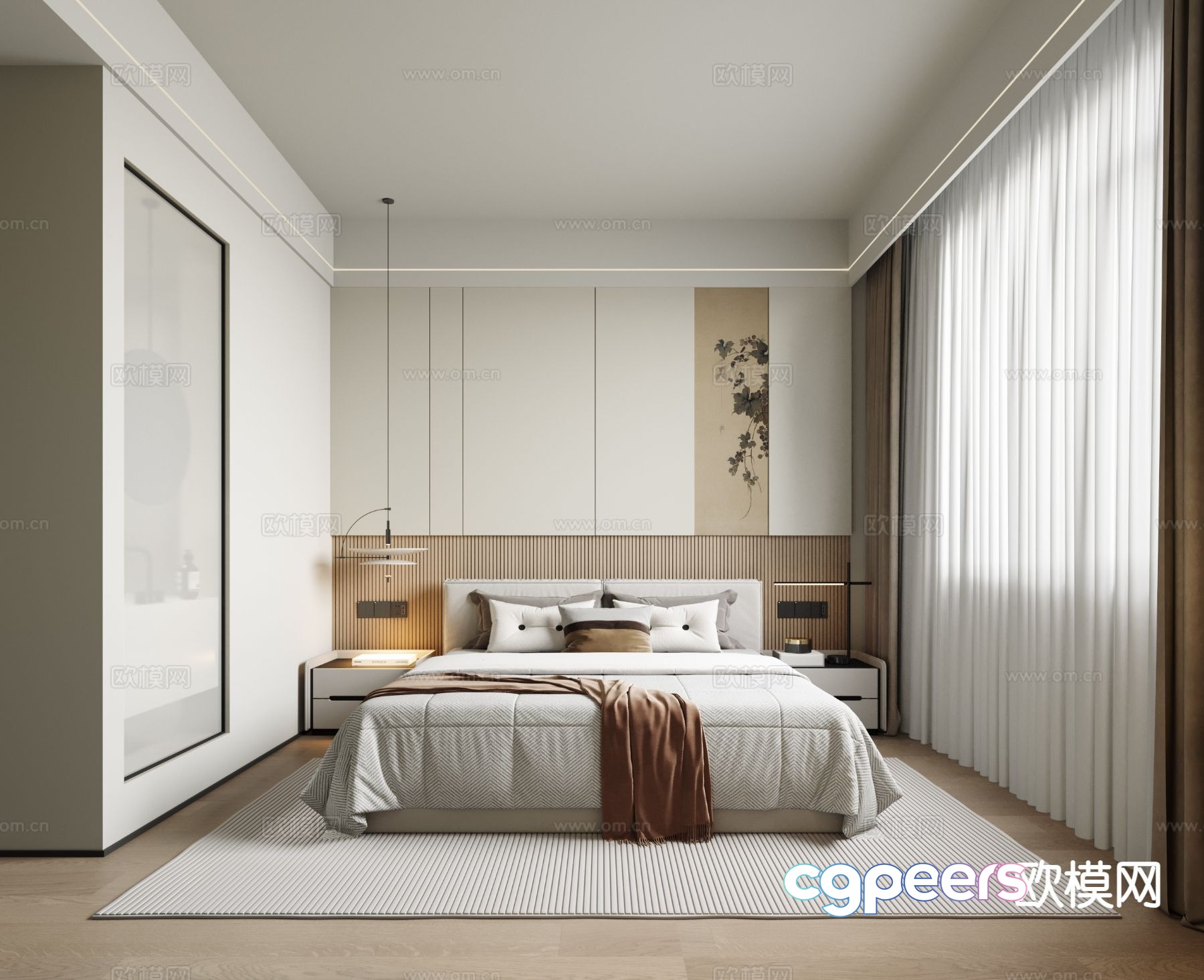 Modern bedroom master bedroom 3d model Modern bedroom master bedroom 3d model