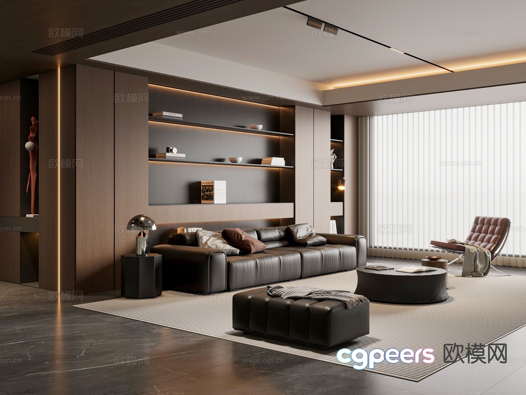 Italian living room 3d model Italian living room 3d model