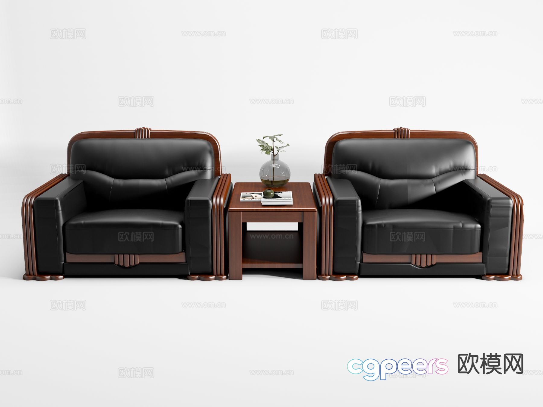 Modern office sofa conference sofa reception sofa 3d model Modern office sofa conference sofa reception sofa 3d model