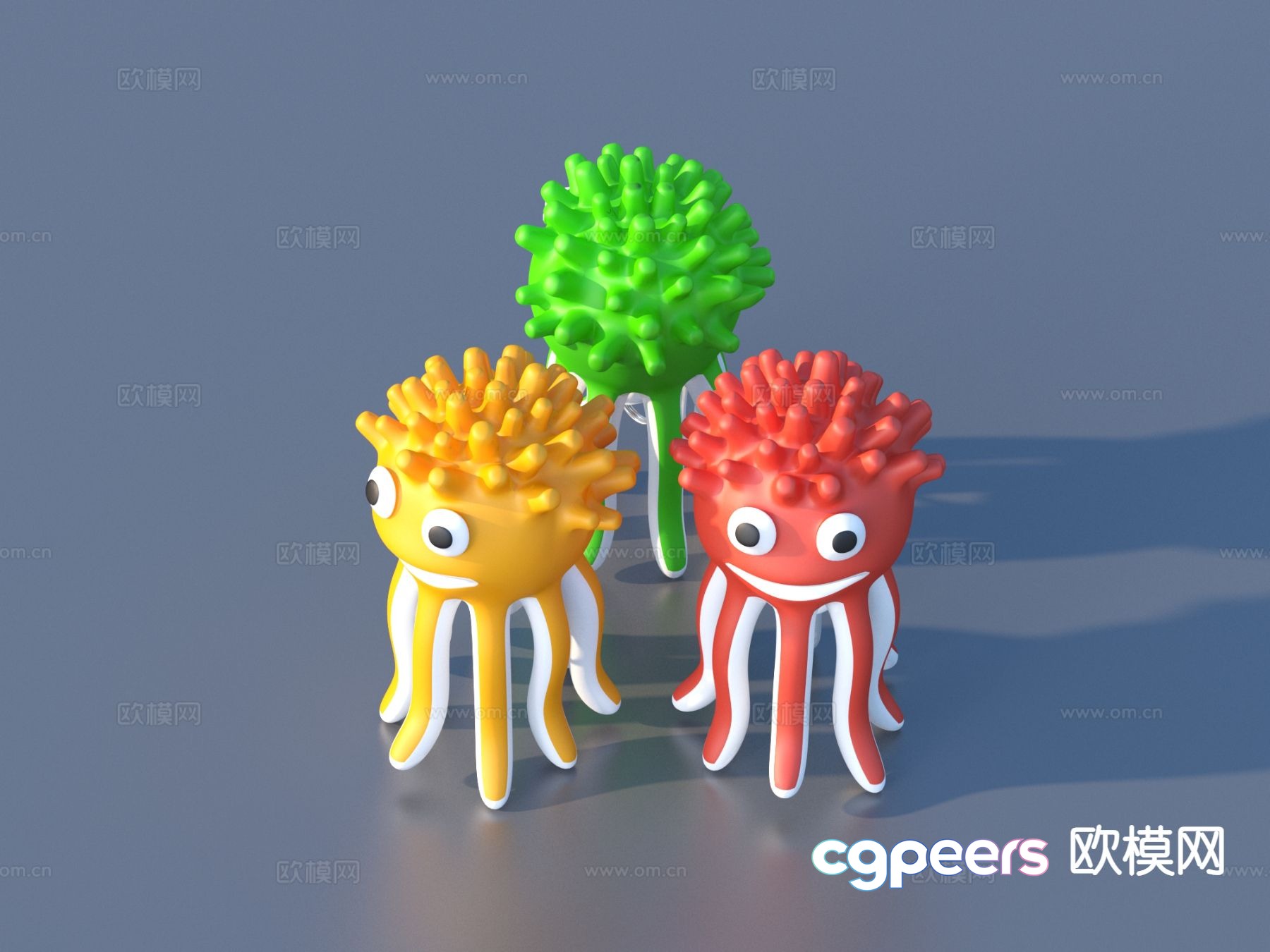 Playground ornaments toys sketch 3d model Playground ornaments toys sketch 3d model