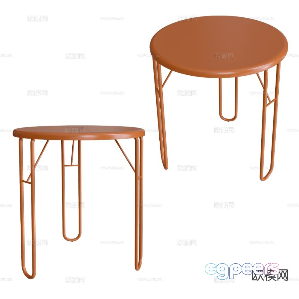 Castil side table round table corner table 3d model Castil side table round table corner table 3d model