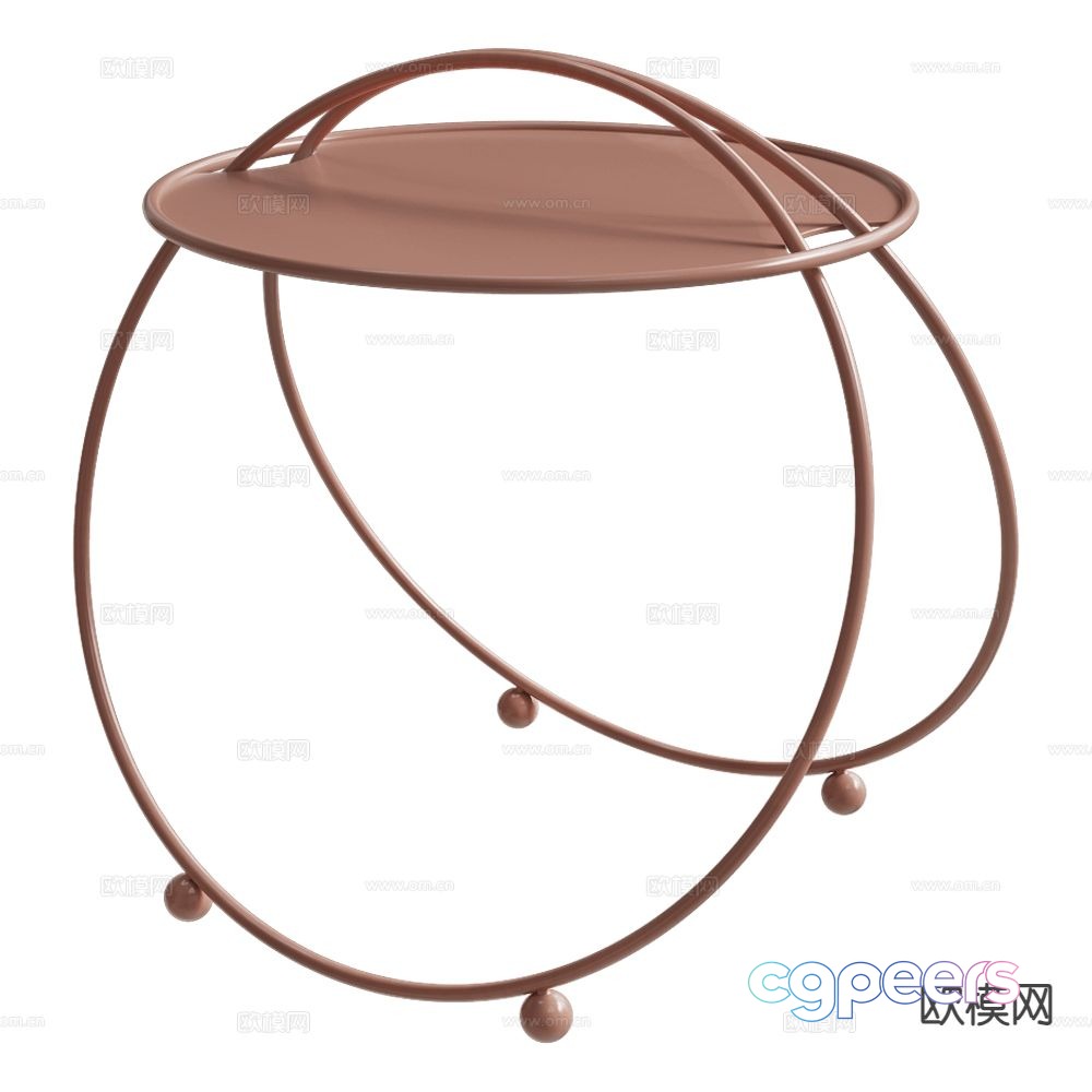 Castil round table side table moving side table 3d model Castil round table side table moving side table 3d model