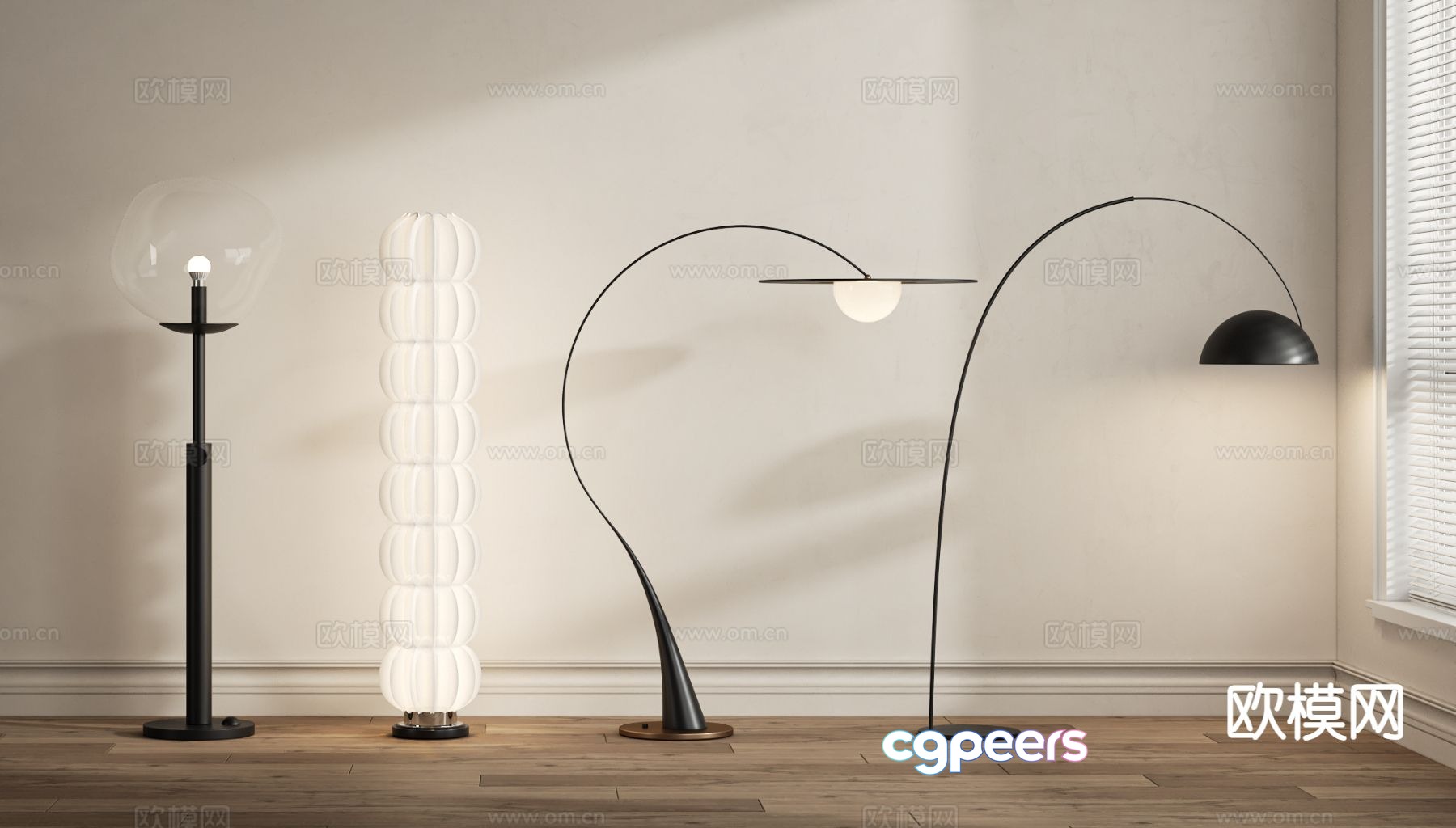 Modern floor lamp artistic lamp 3d model Modern floor lamp artistic lamp 3d model