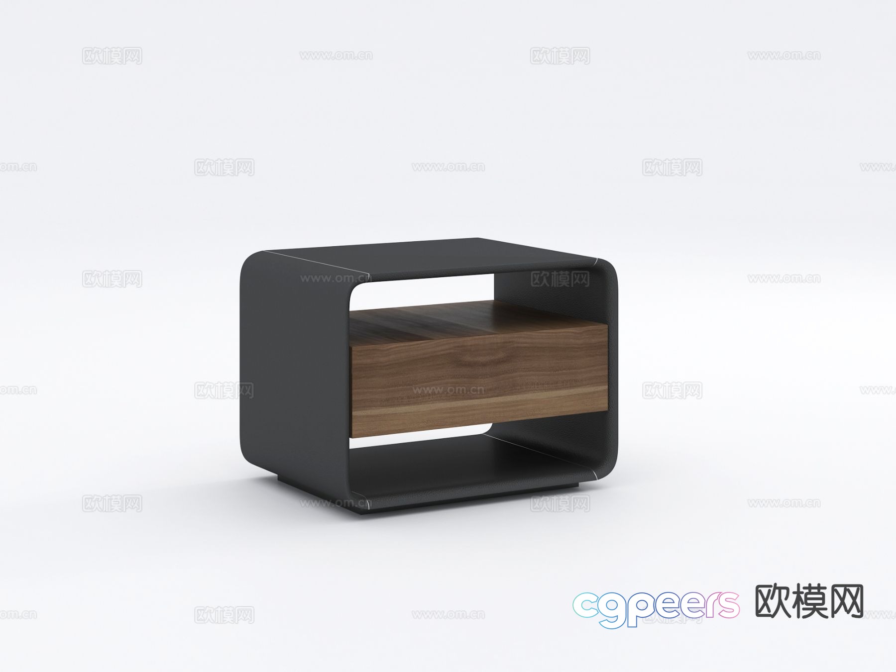 Modern bedside table 3d model Modern bedside table 3d model