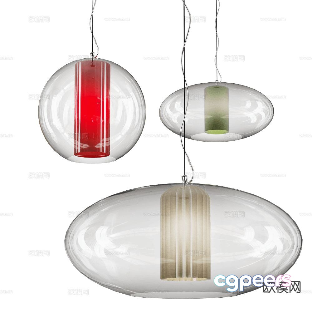 MODO glass chandelier 3d model MODO glass chandelier 3d model