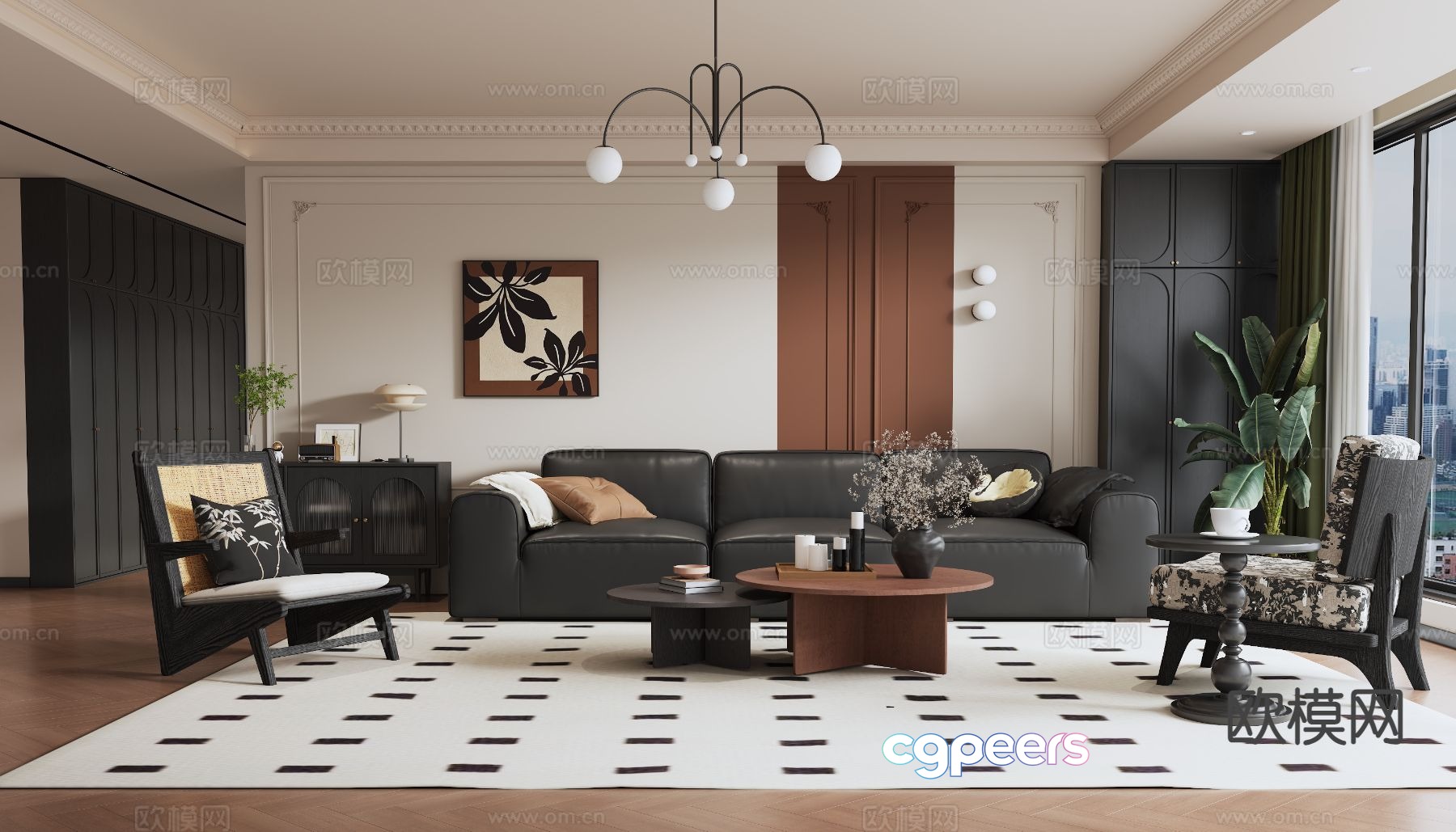 Medieval style living room 3D model Medieval style living room 3D model