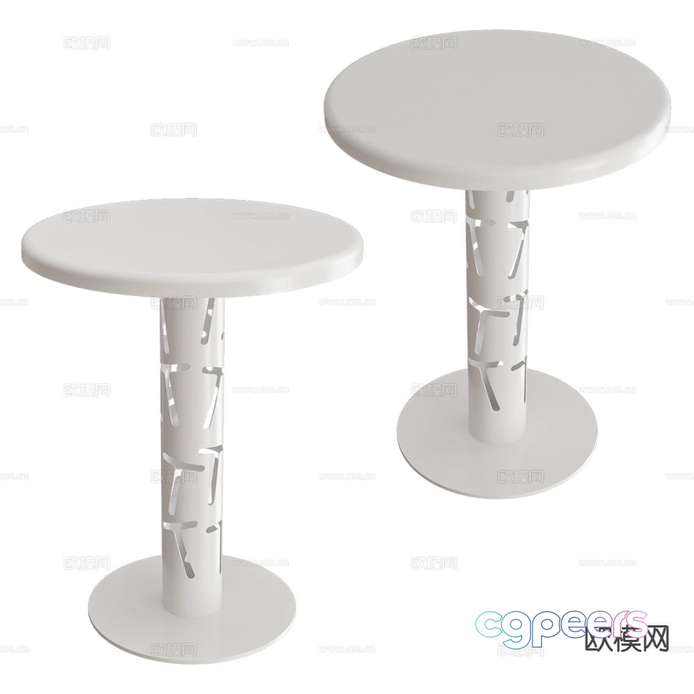 Castil side table corner table round table 3d model Castil side table corner table round table 3d model