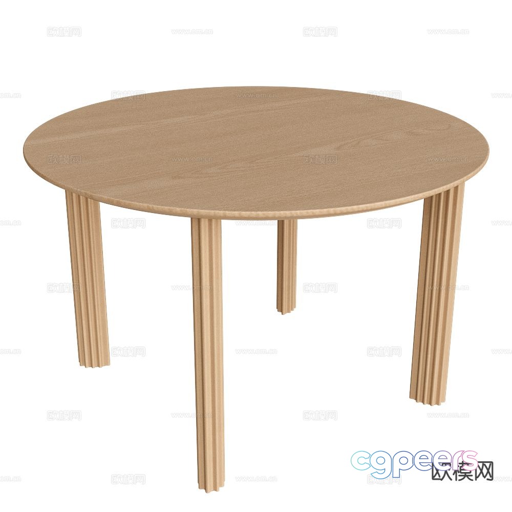 UMAGE round table dining table 3d model UMAGE round table dining table 3d model