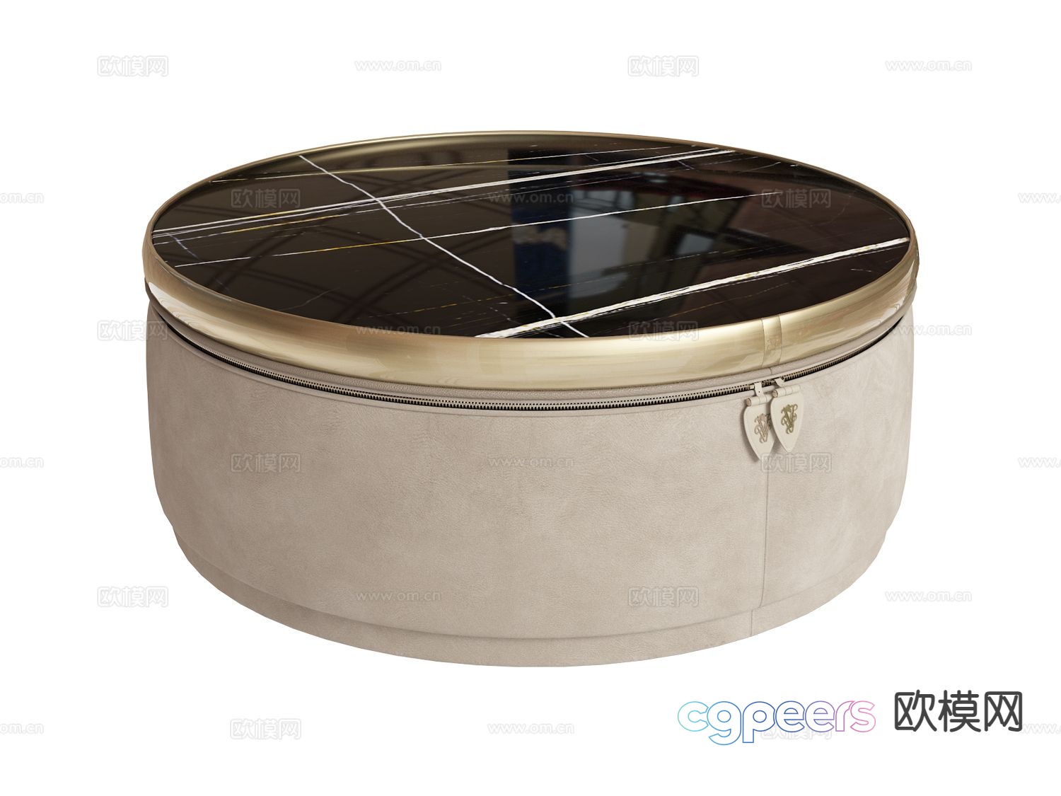 visionnaire round coffee table 3d model visionnaire round coffee table 3d model
