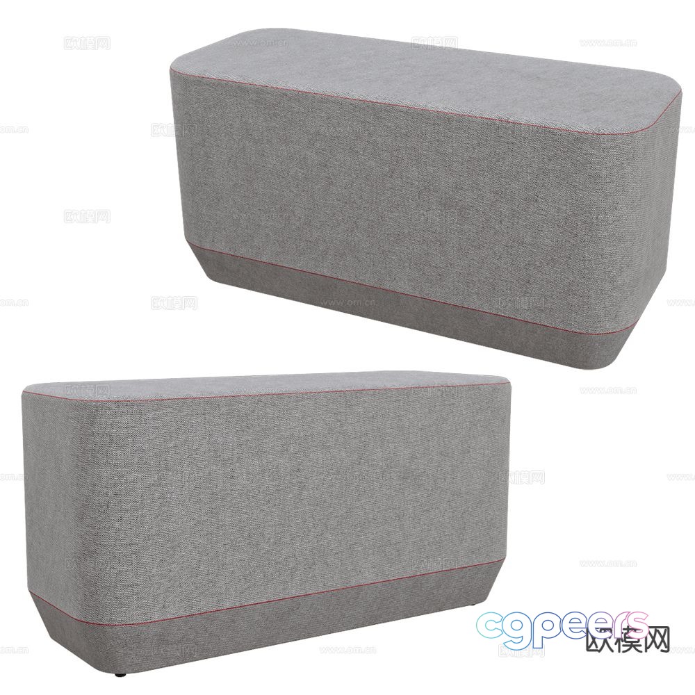 Schiavello stool bench sofa stool 3d model Schiavello stool bench sofa stool 3d model