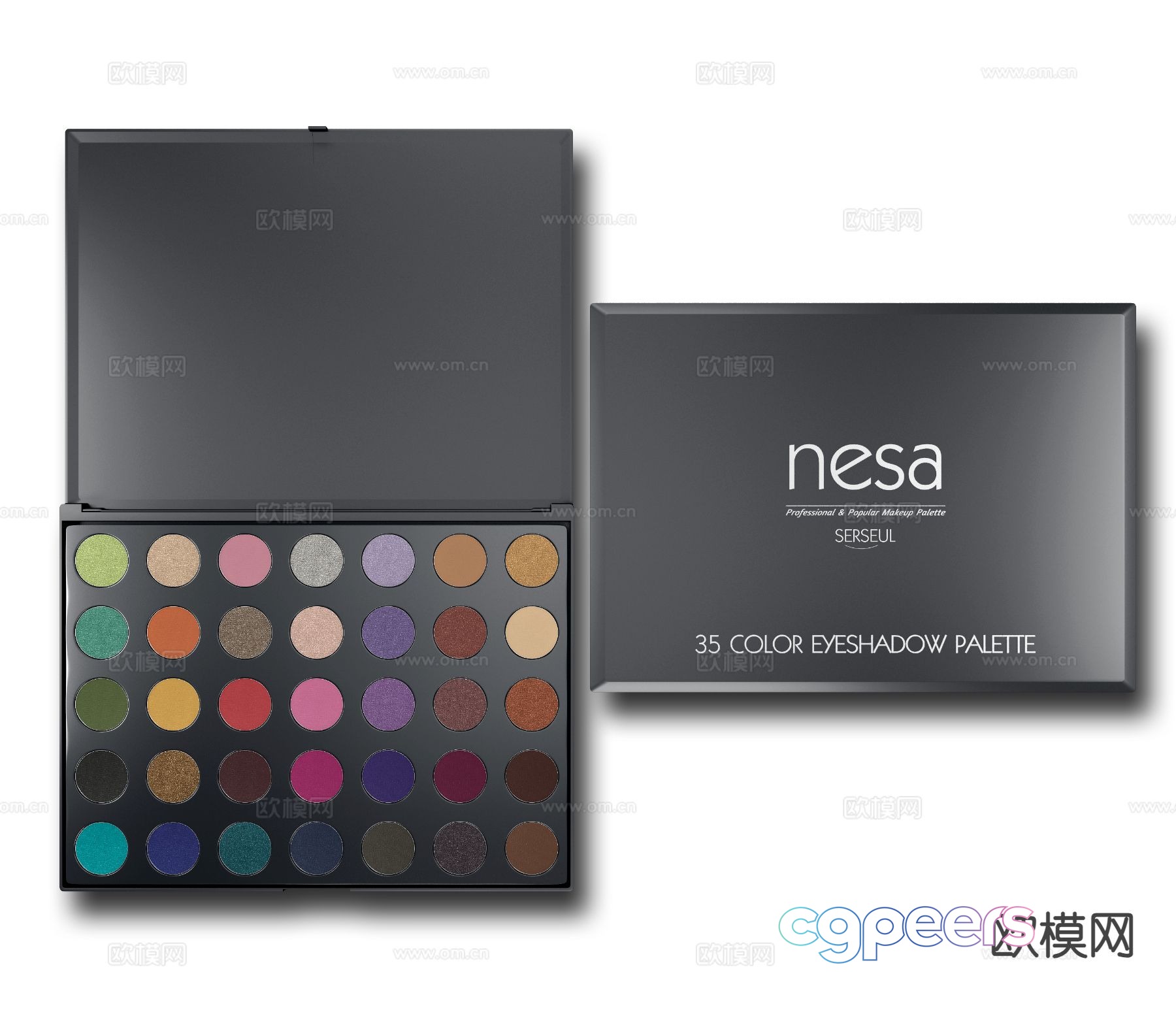 Cosmetics eyeshadow 3d model Cosmetics eyeshadow 3d model