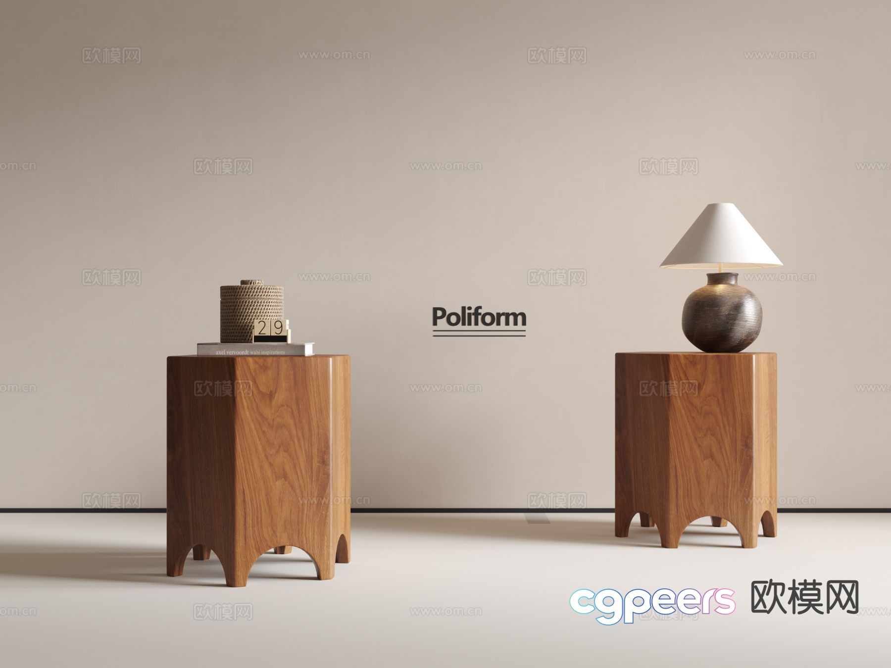 Medieval style side table corner table small coffee table 3D model Medieval style side table corner table small coffee table 3D model