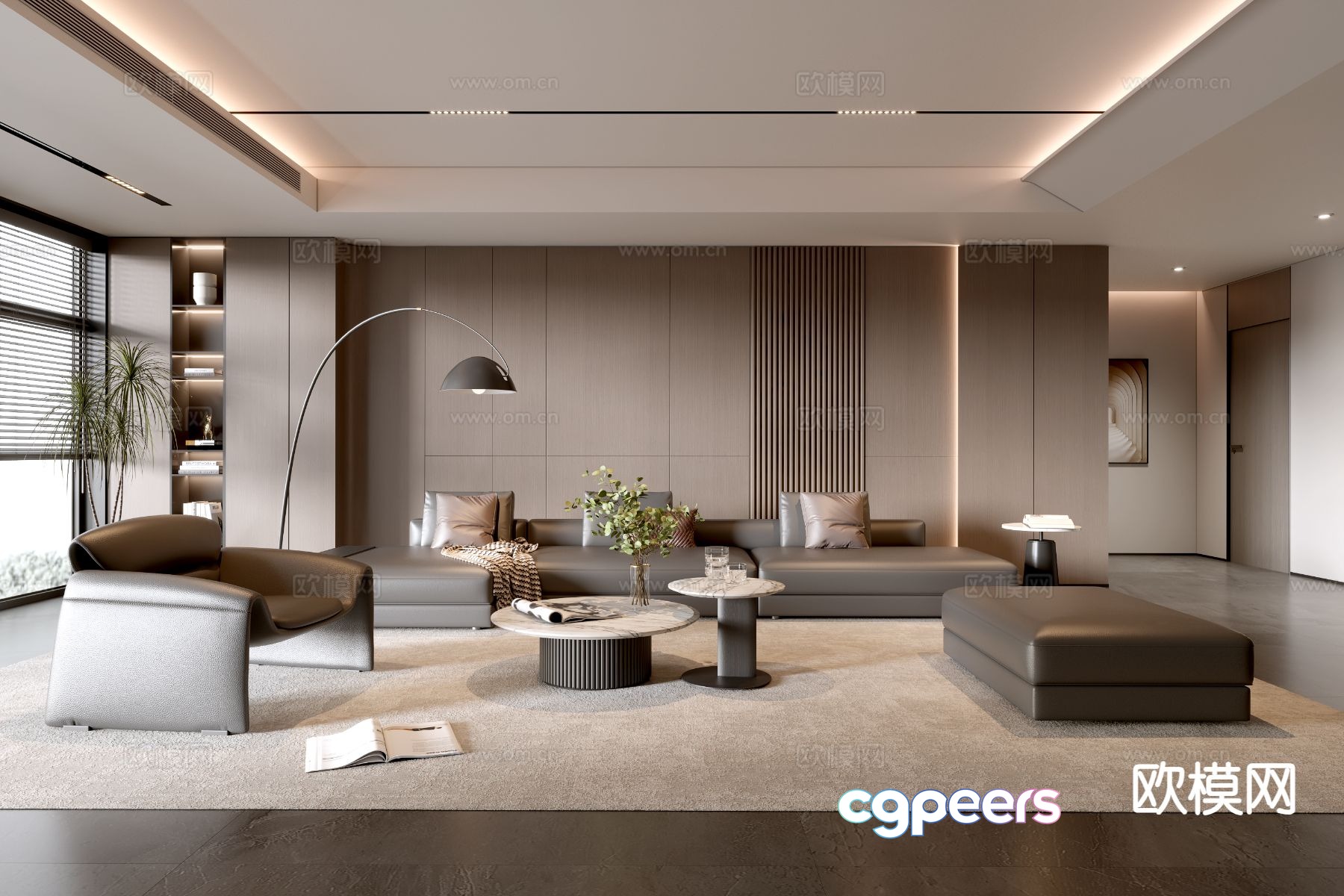 Italian living room 3d model Italian living room 3d model