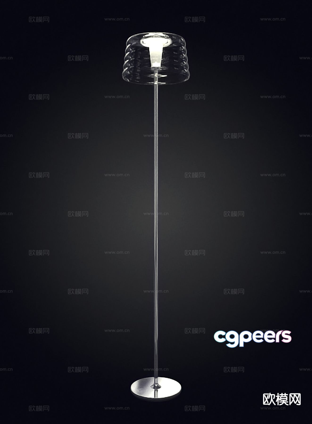 Modern floor lamp 3d model Modern floor lamp 3d model