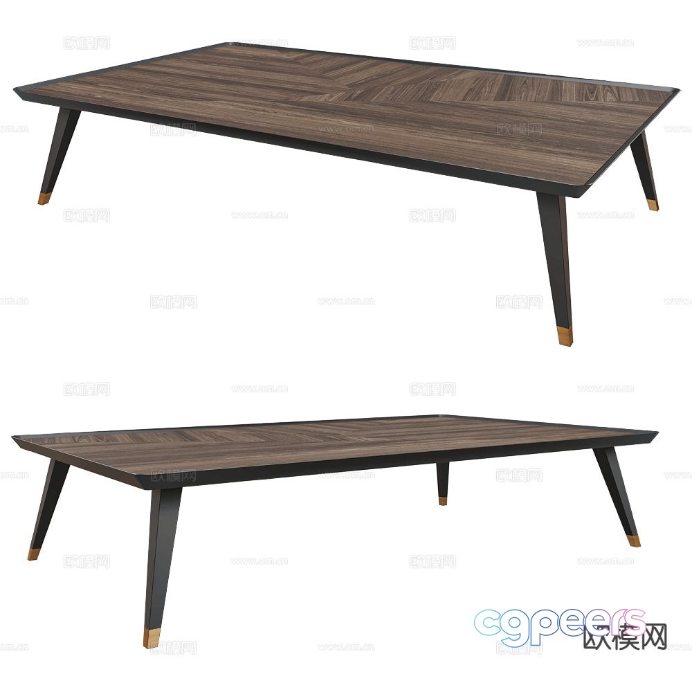 CPRN log style dining table solid wood dining table 3d model CPRN log style dining table solid wood dining table 3d model