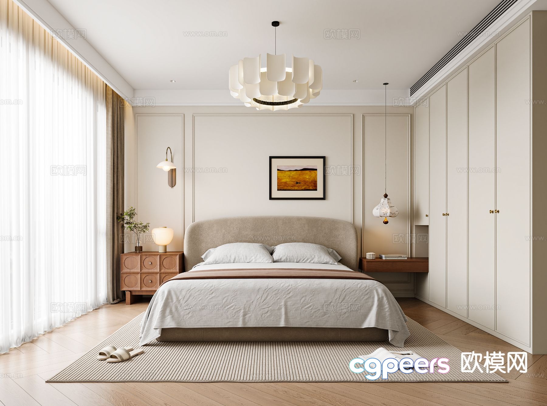 Medieval style bedroom master bedroom 3d model Medieval style bedroom master bedroom 3d model
