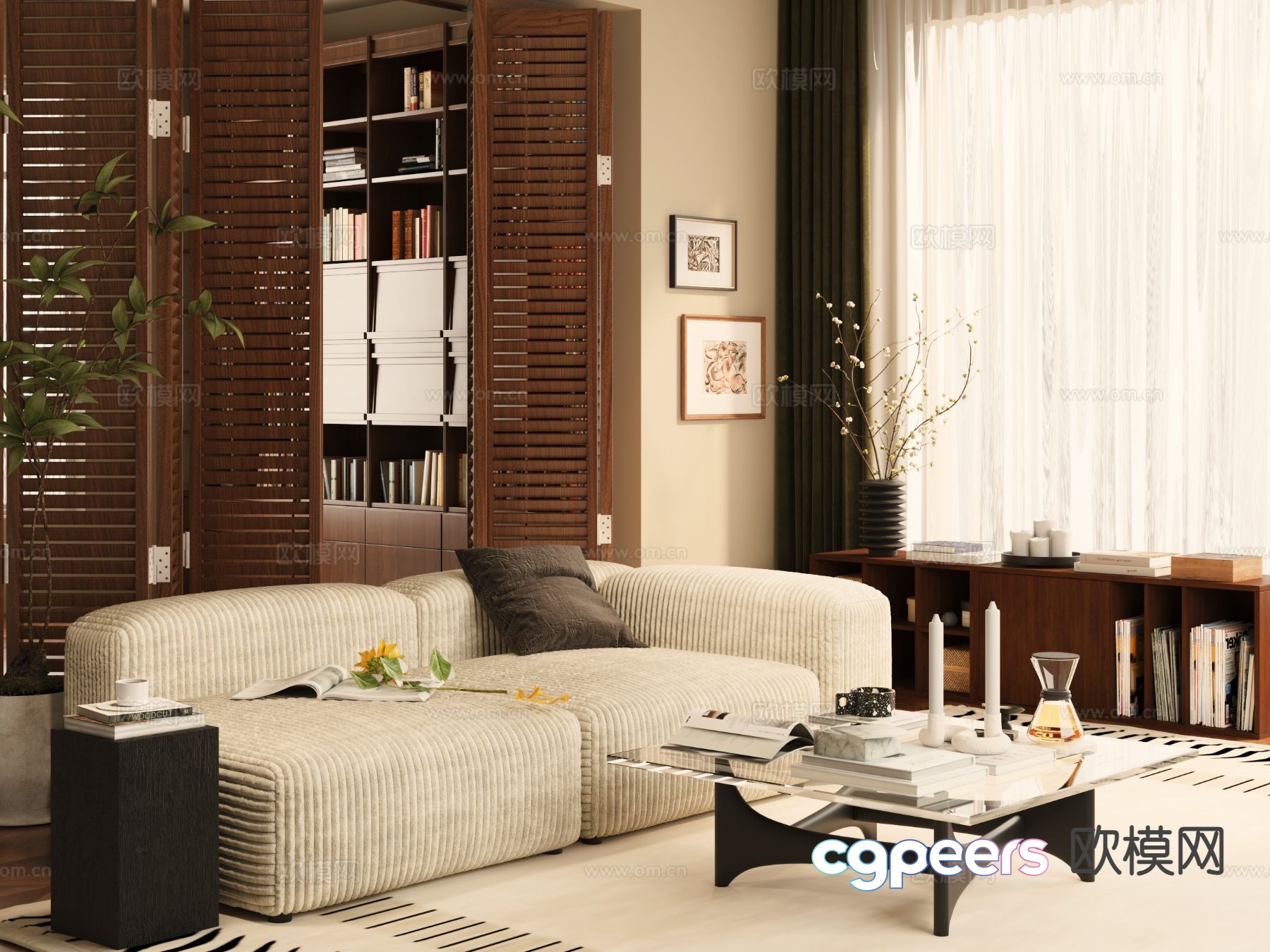 Medieval style double sofa 3d model Medieval style double sofa 3d model