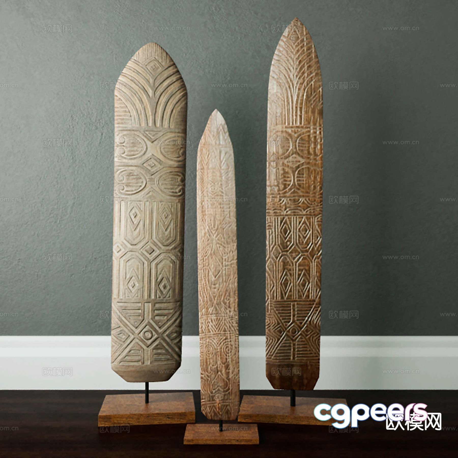 Wabi-sabi decorations tableware crafts 3d model Wabi-sabi decorations tableware crafts 3d model