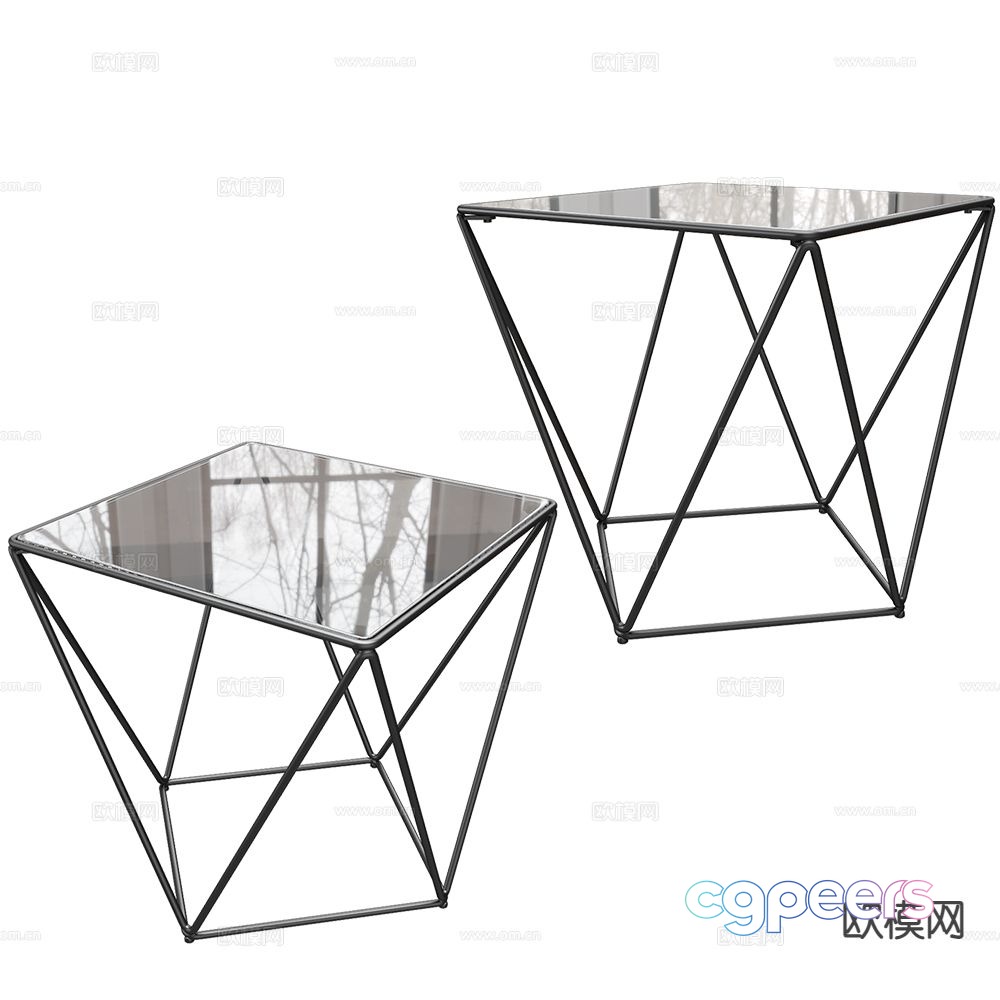 Prostoria modern side table corner table table table 3d model Prostoria modern side table corner table table table 3d model