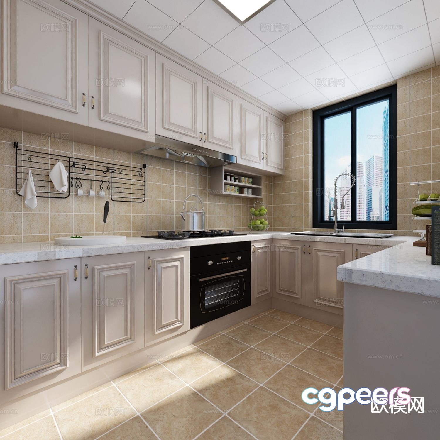 modern kitchen cabinet 3d model modern kitchen cabinet 3d model