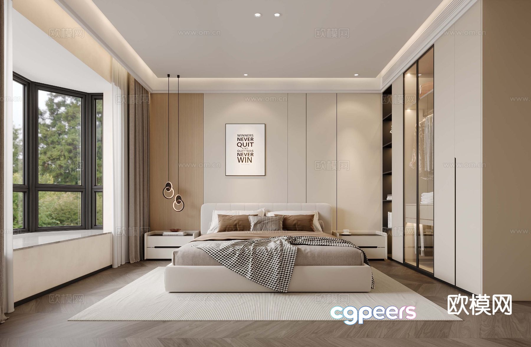 Modern bedroom master bedroom 3d model Modern bedroom master bedroom 3d model