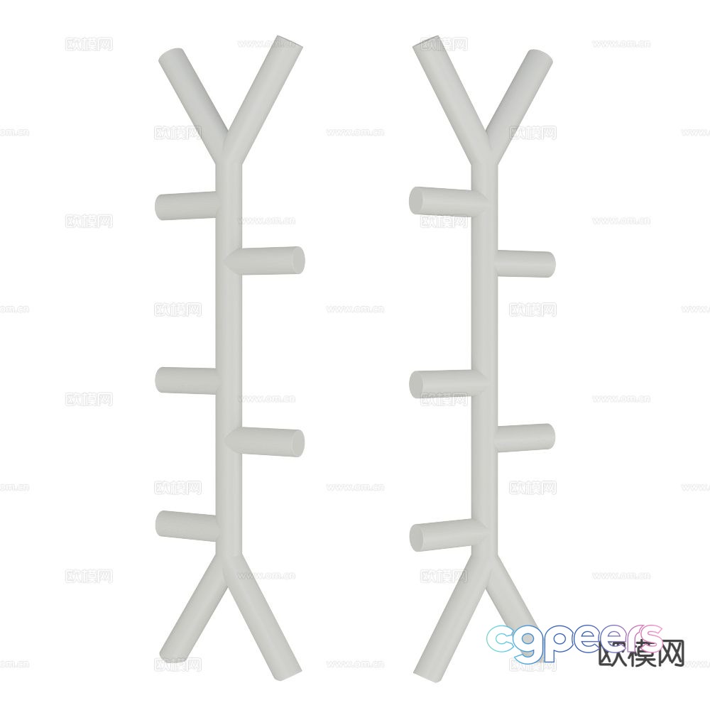 Serralunga Bracket Clothes Rack 3d model Serralunga Bracket Clothes Rack 3d model