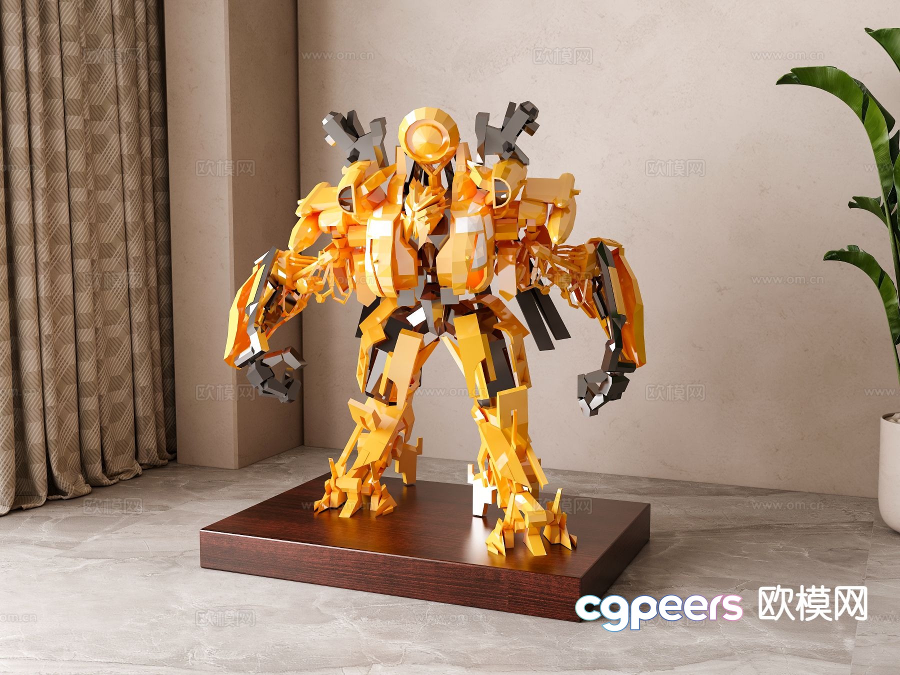 Figure Transformers trendy 3D model Figure Transformers trendy 3D model