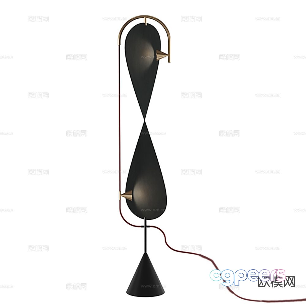 Italian lamps lighting floor lamp 3d model