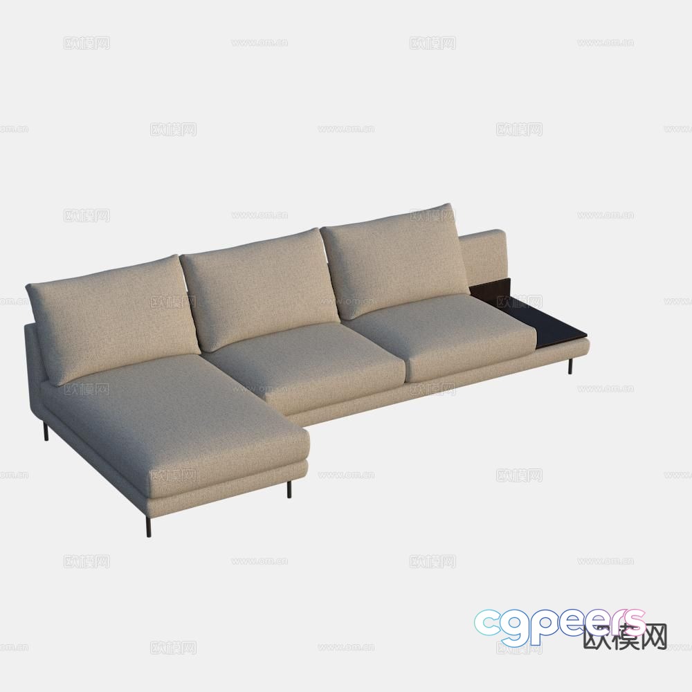 Modern corner sofa 3d model Modern corner sofa 3d model