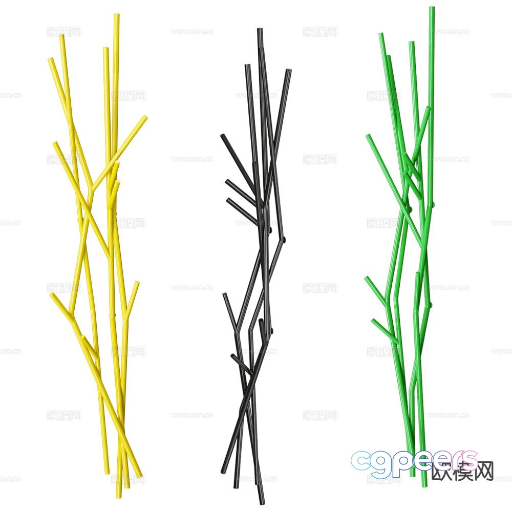 COVO colorful clothes hanger 3d model COVO colorful clothes hanger 3d model
