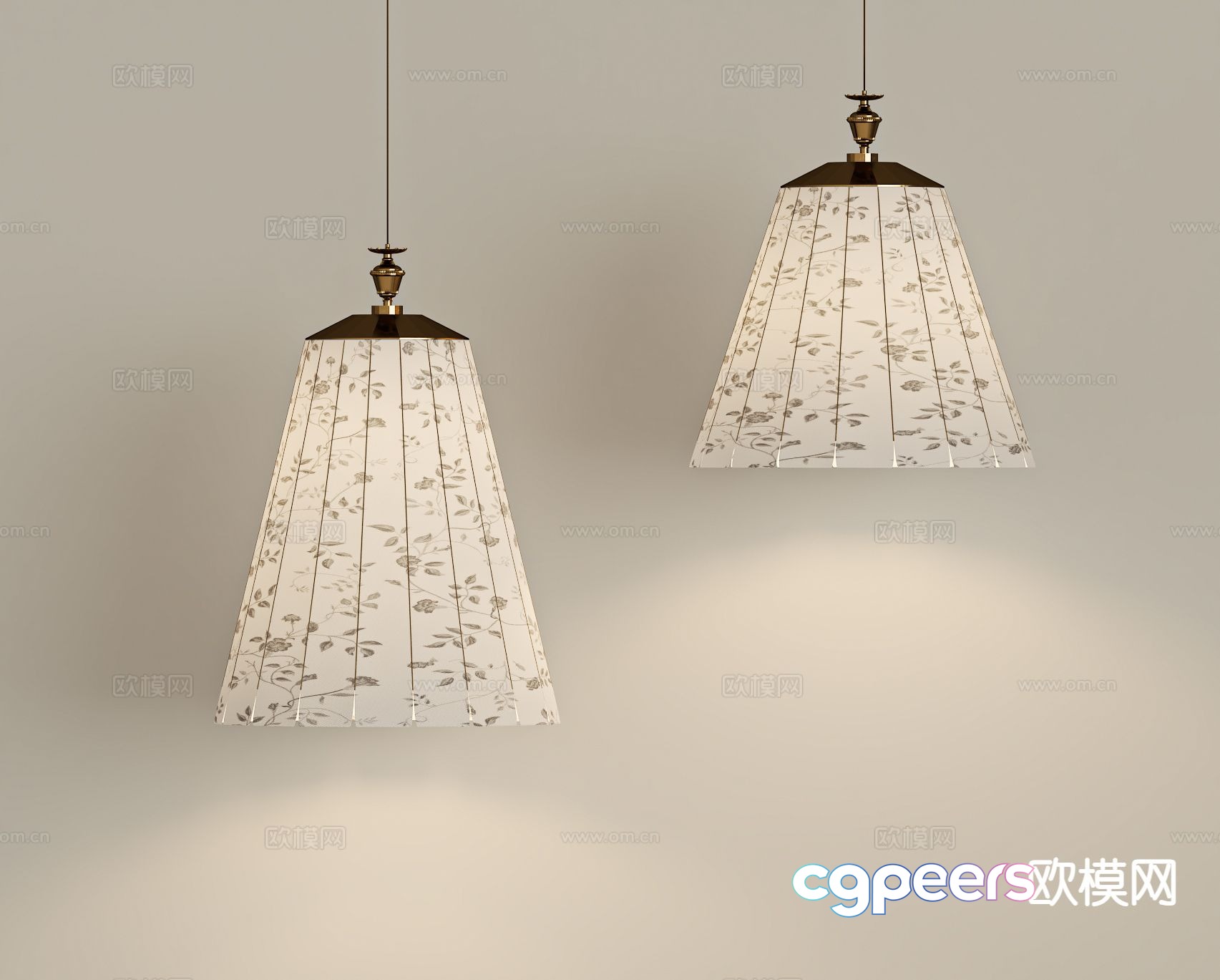 French chandelier art chandelier 3d model