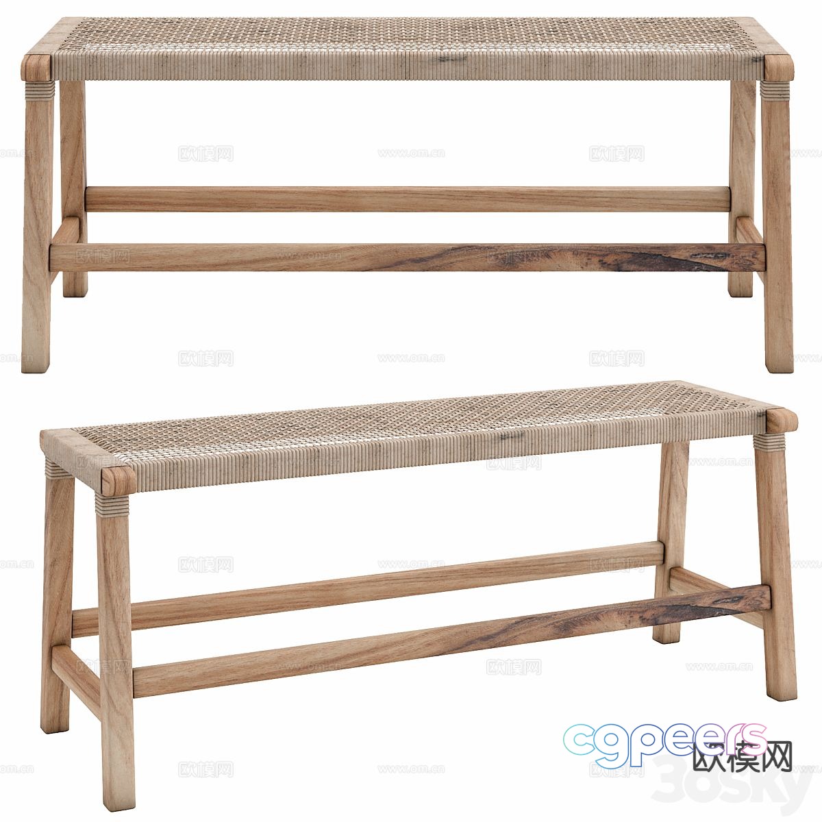 wabi-sabi stool bench wooden bench 3d model wabi-sabi stool bench wooden bench 3d model