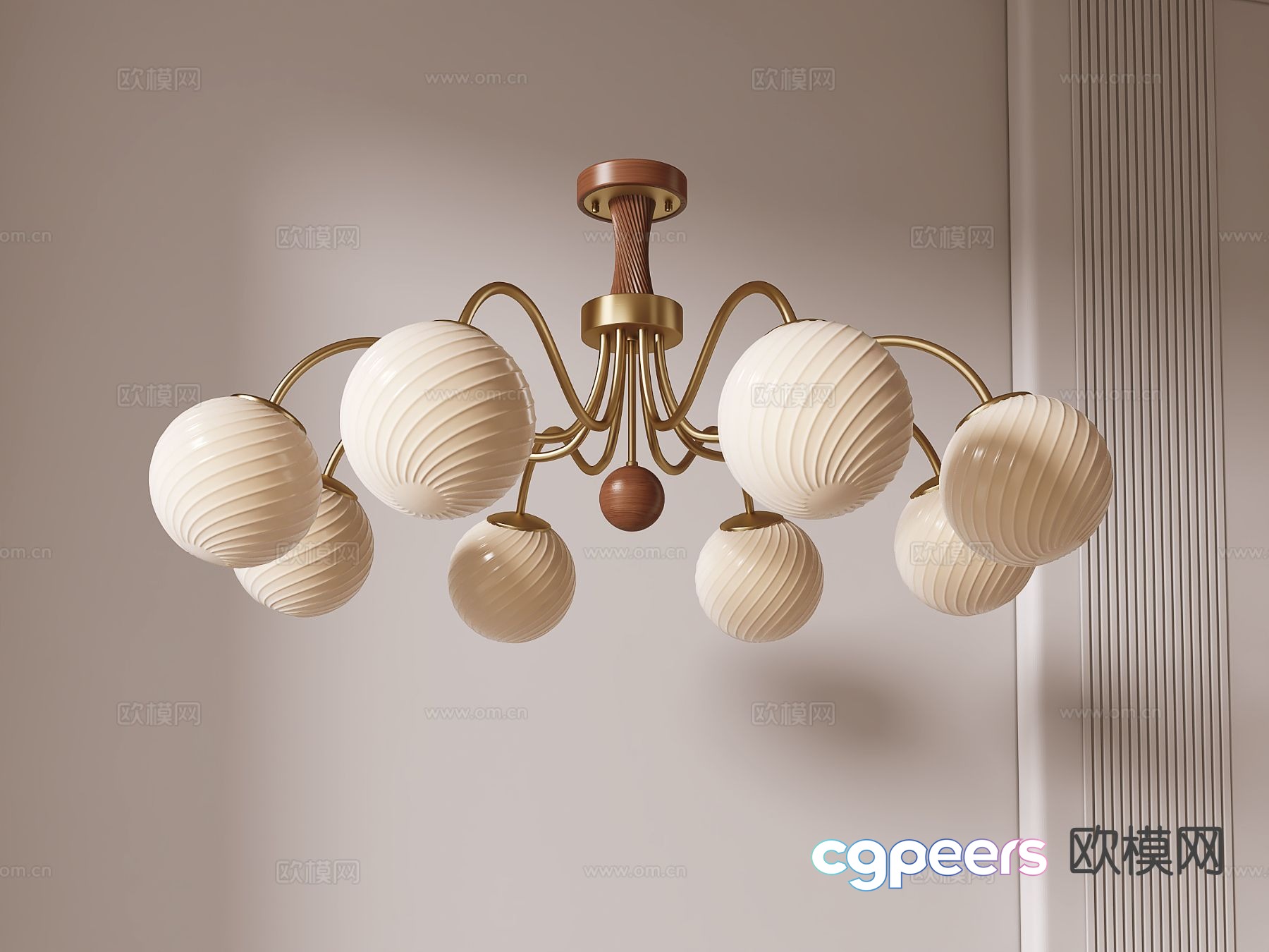 Medieval style chandelier 3d model Medieval style chandelier 3d model