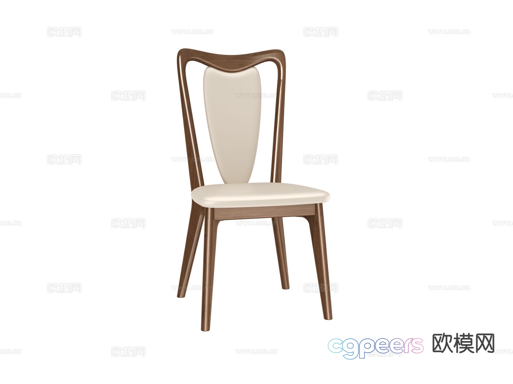Modern chair dining chair 3d model Modern chair dining chair 3d model
