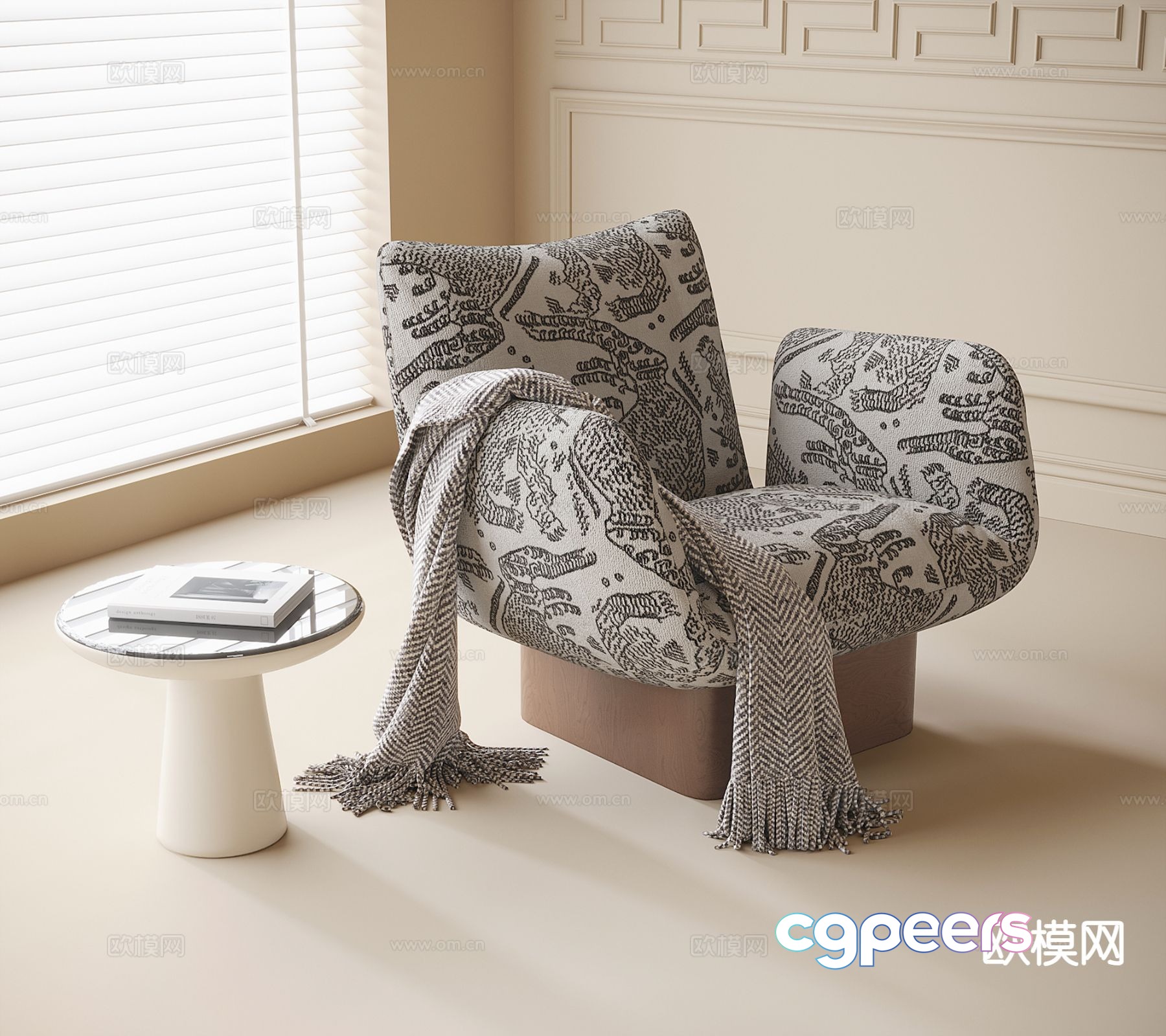 Single sofa leisure sofa 3d model Single sofa leisure sofa 3d model
