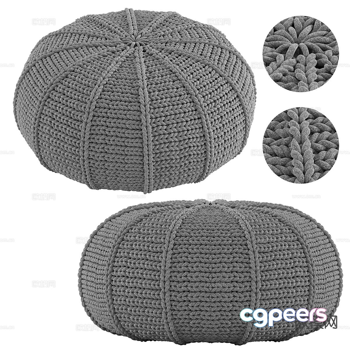 Modern stool sofa stool 3d model Modern stool sofa stool 3d model