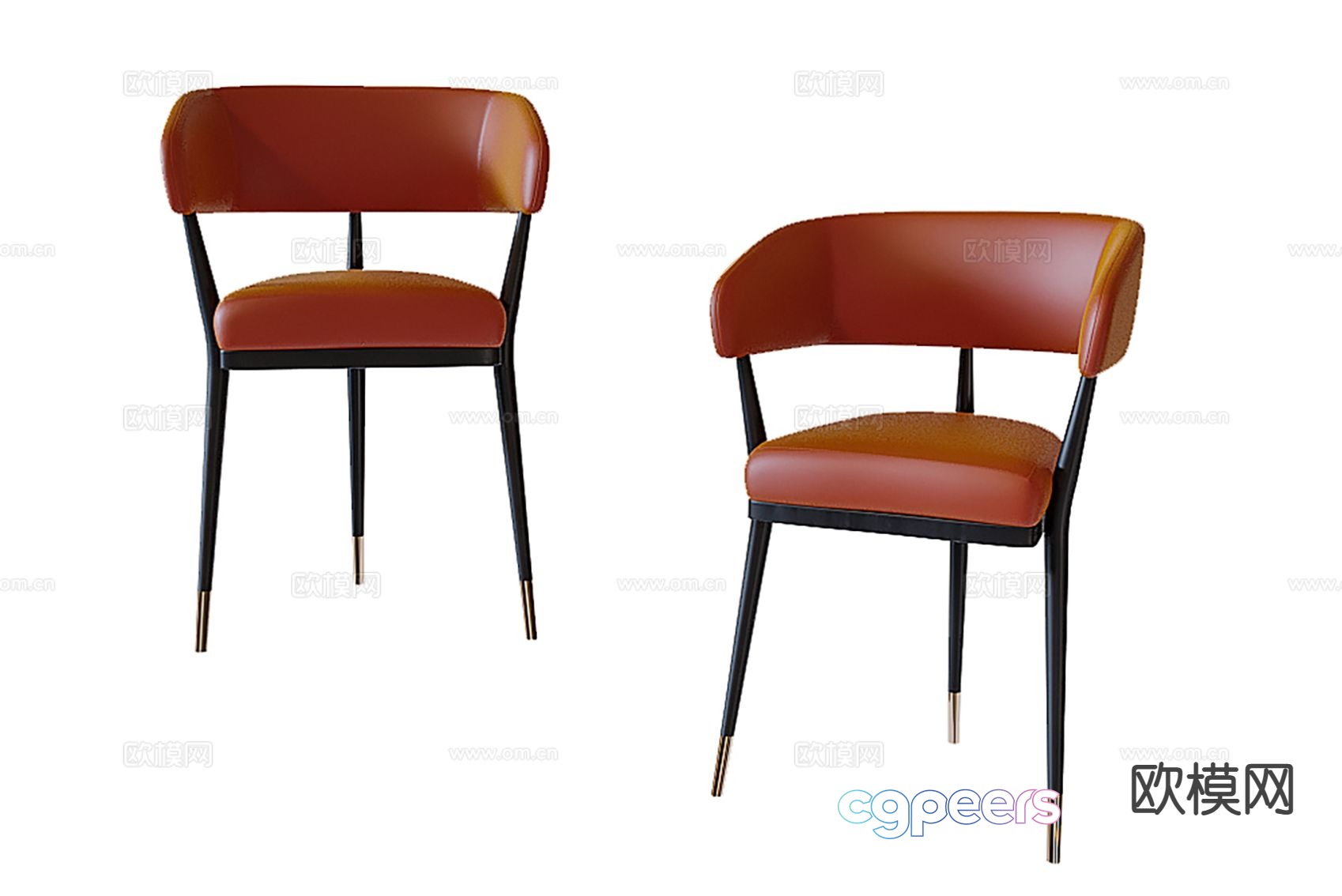 Modern chair dining chair 3d model Modern chair dining chair 3d model