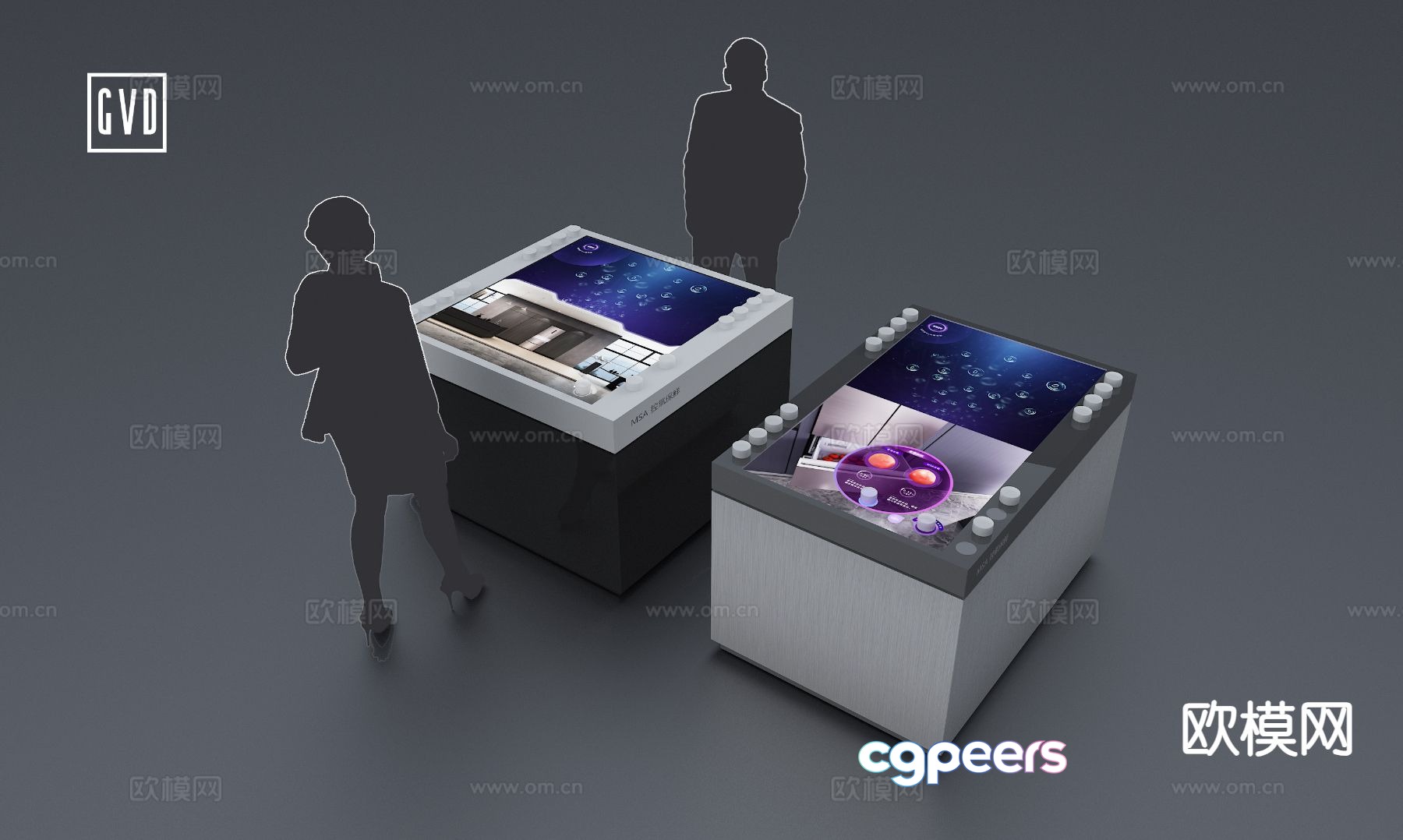 Object recognition interactive table interactive experience table 3D model Object recognition interactive table interactive experience table 3D model