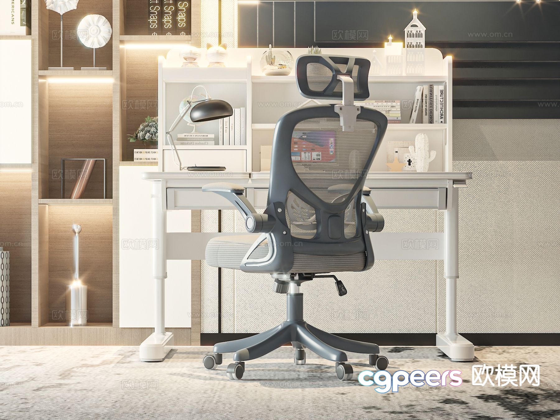Office chair book chair gaming chair mesh chair 3d model Office chair book chair gaming chair mesh chair 3d model